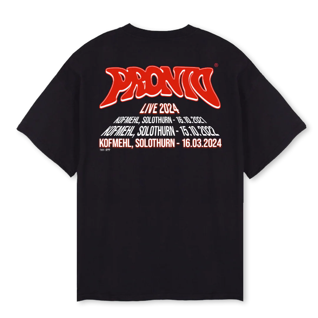 PRONTOLIVE Black Oversized Tee. - Image 2