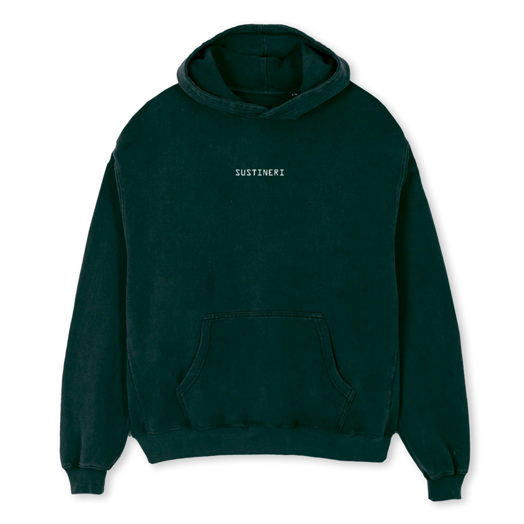 PROTOTYPE PRINT OSH Wild Green Oversized Hoodie.