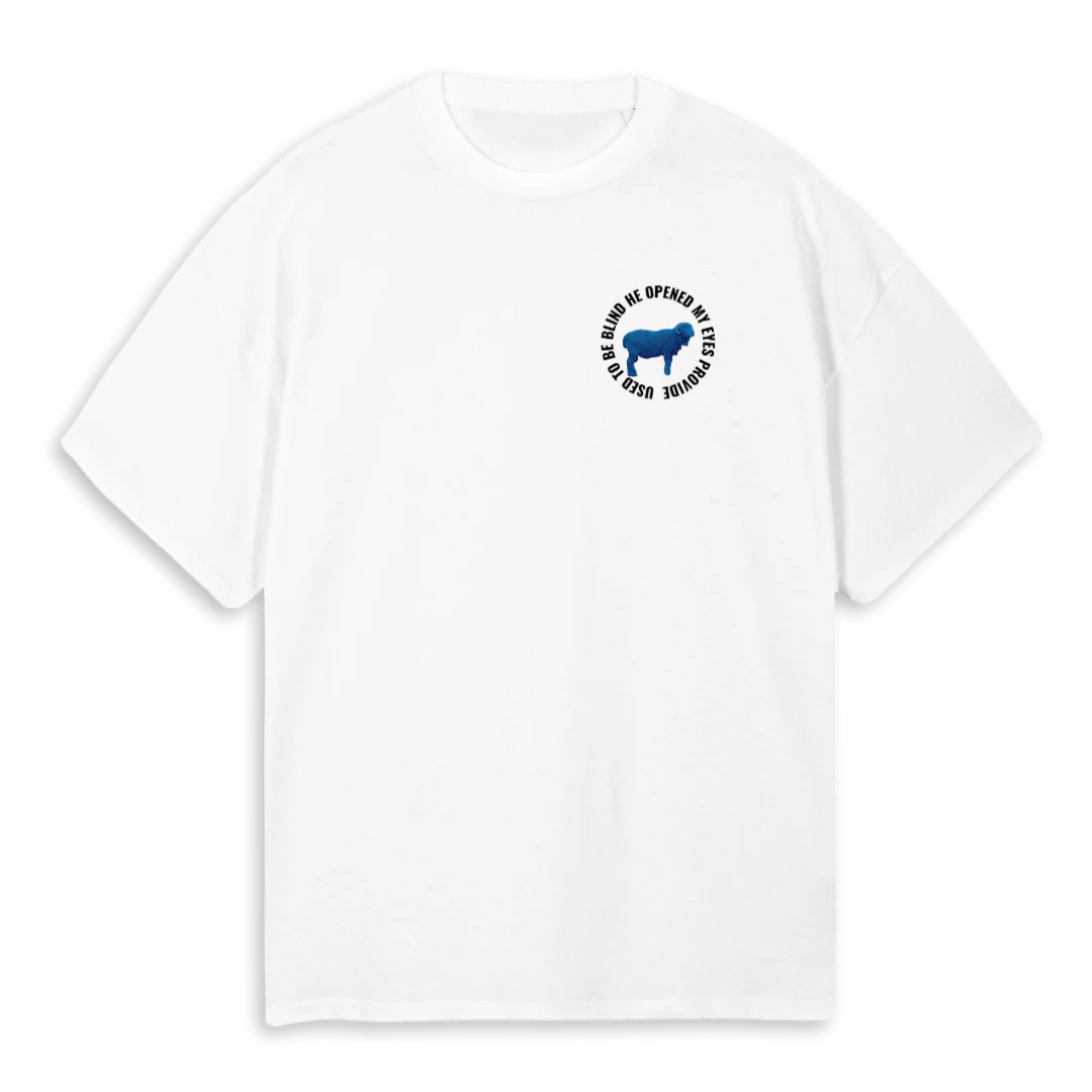PROVIDE MERCH FANDB White Oversized Tee.