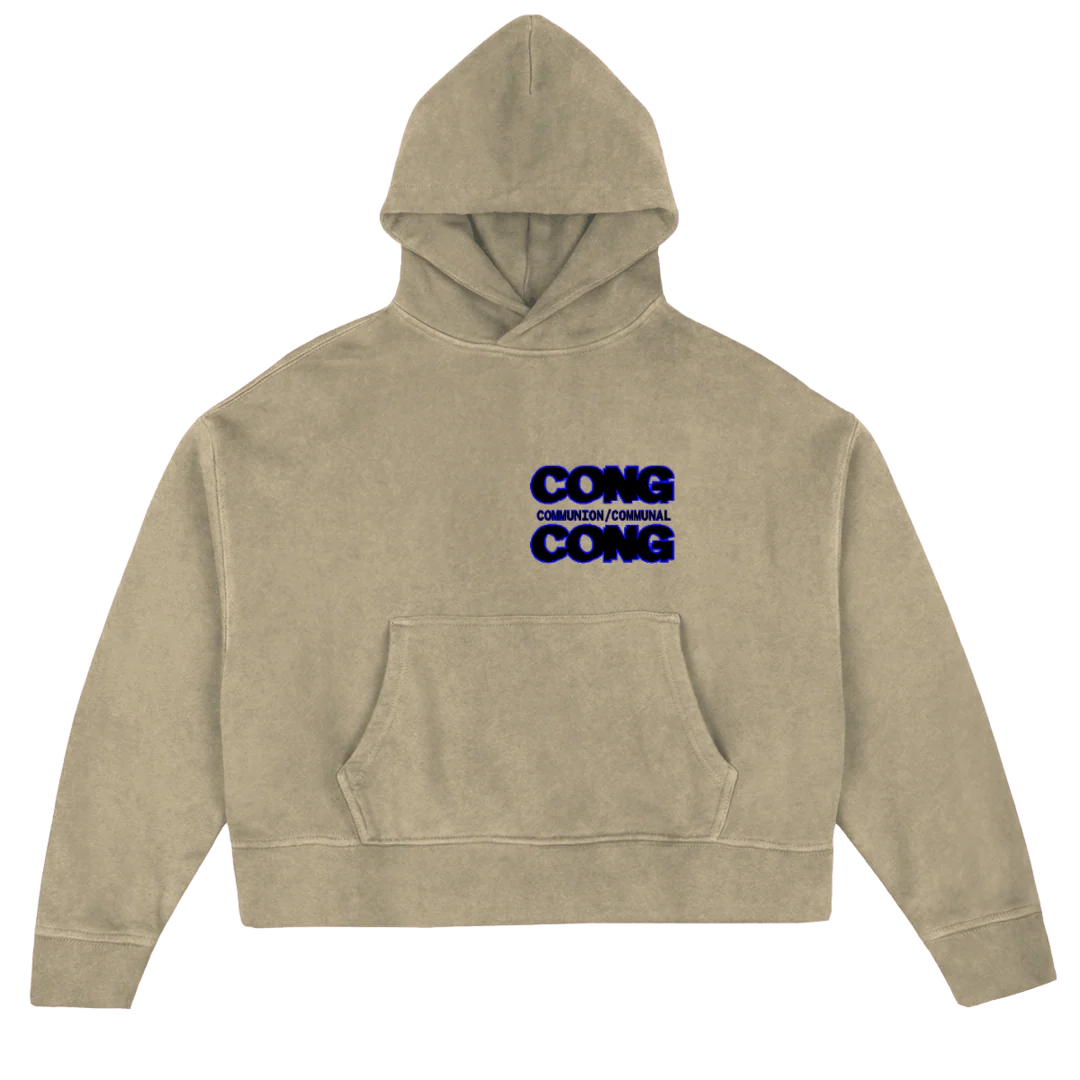 PROVTRYCK LUVA Vintage Dune Oversized Boxy Hoodie.