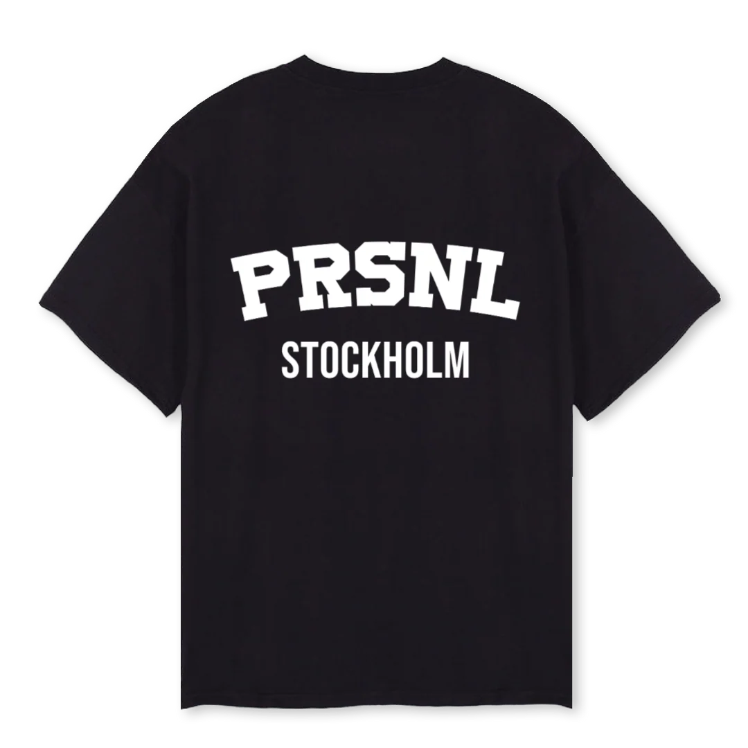 PRSNL CLOTHING BLCK Black Oversized Tee. - Image 2
