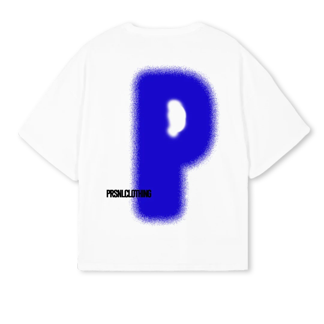 PRSNLBIGP White Oversized Boxy Tee. - Image 2