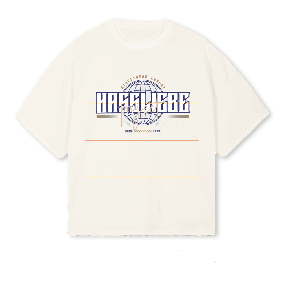 PROJECT Vintage White Oversized Boxy Tee.