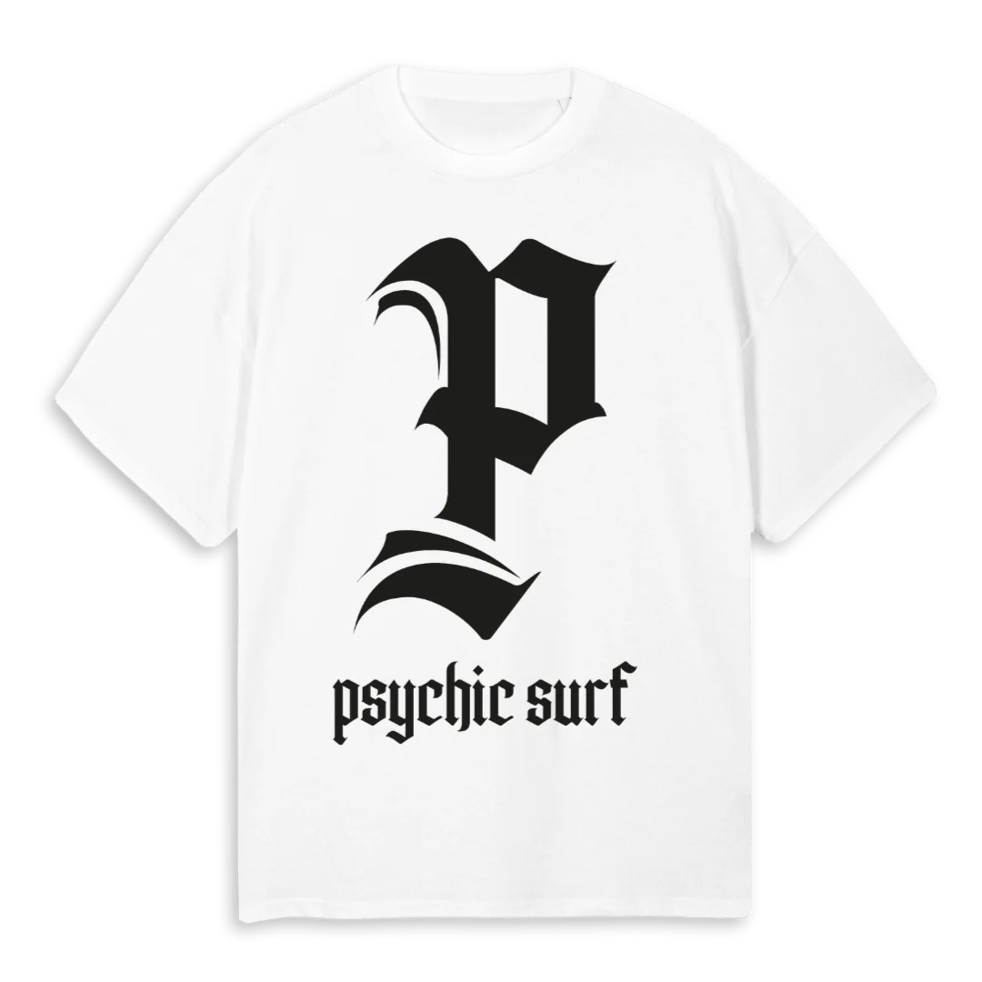 PSTWO White Oversized Tee.