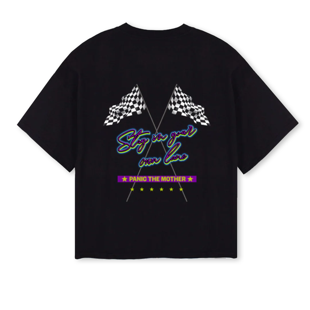 PTM AW Black Oversized Boxy Tee. - Image 2