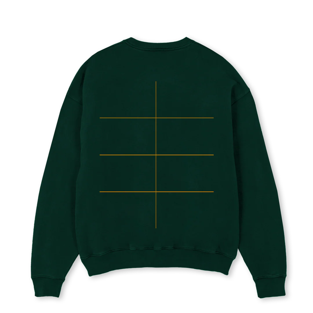 PULLVERT Wild Green Oversized Crewneck Sweater. - Image 2