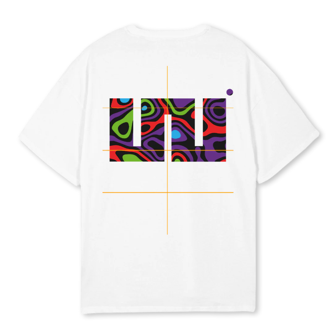 PURPLEONE White Oversized Tee. - Image 2