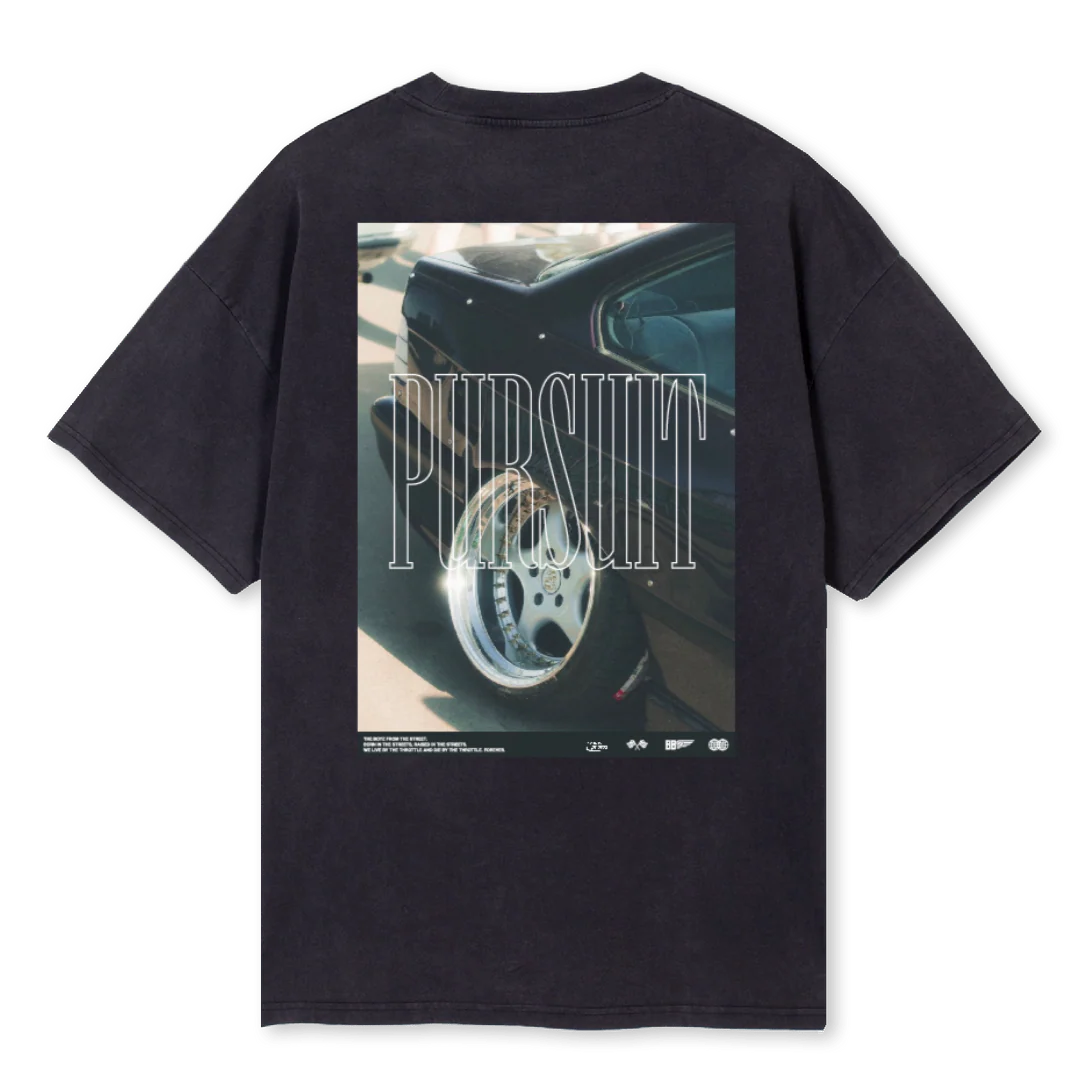 PURSUITBLACK  Vintage Black Oversized Tee. - Image 2