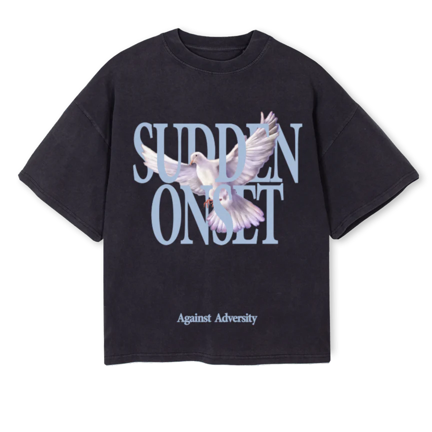 SPARROW_VB Vintage Black Oversized Boxy Tee