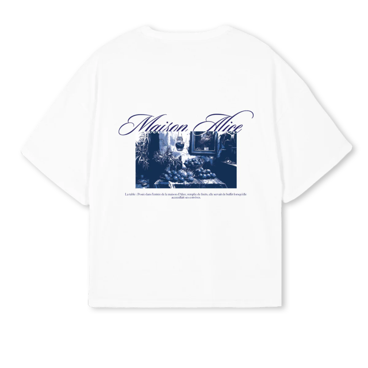 PUY White Oversized Boxy Tee. - Image 2