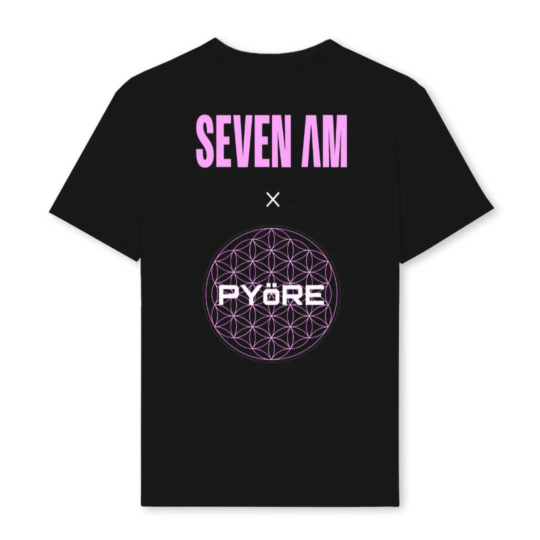 PYORE Black Regular Tee. - Image 2