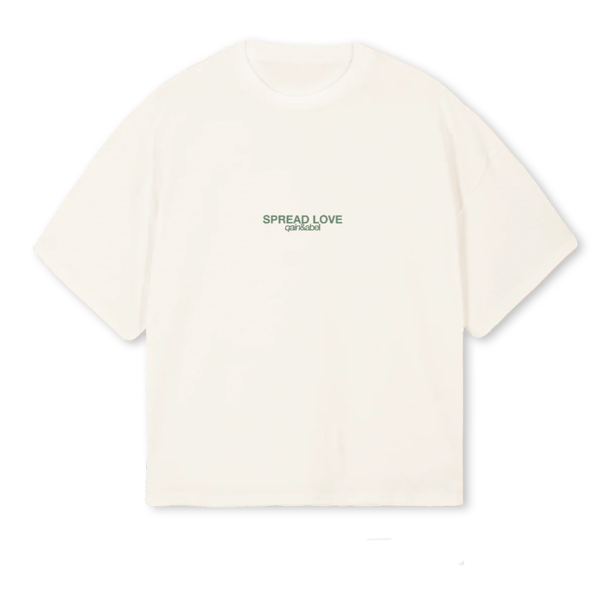 QATWOFOUR Vintage White Oversized Boxy Tee.