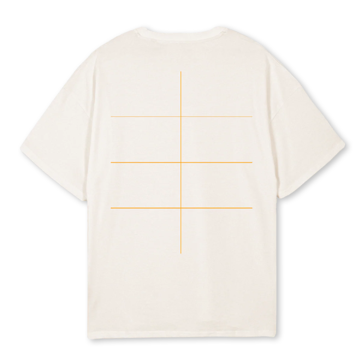 QNTM HVID PÅ BLÅ Vintage White Oversized Tee. - Image 2