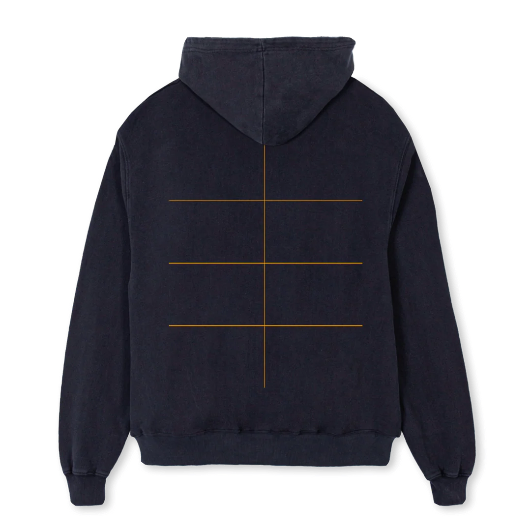 QNTM VBOH Vintage Black Oversized Hoodie. - Image 2