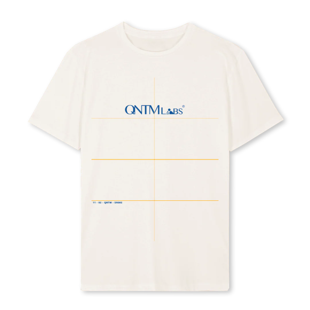QNTM VINTAGE BL Vintage White Regular Tee.
