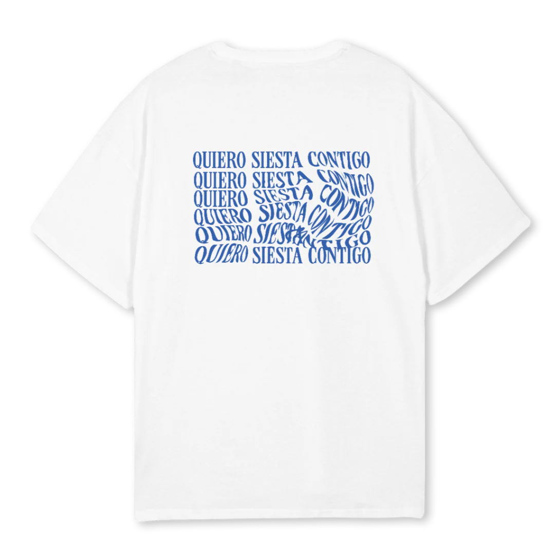 QUIEROSIESTACONTIGO White Oversized Tee. - Image 2