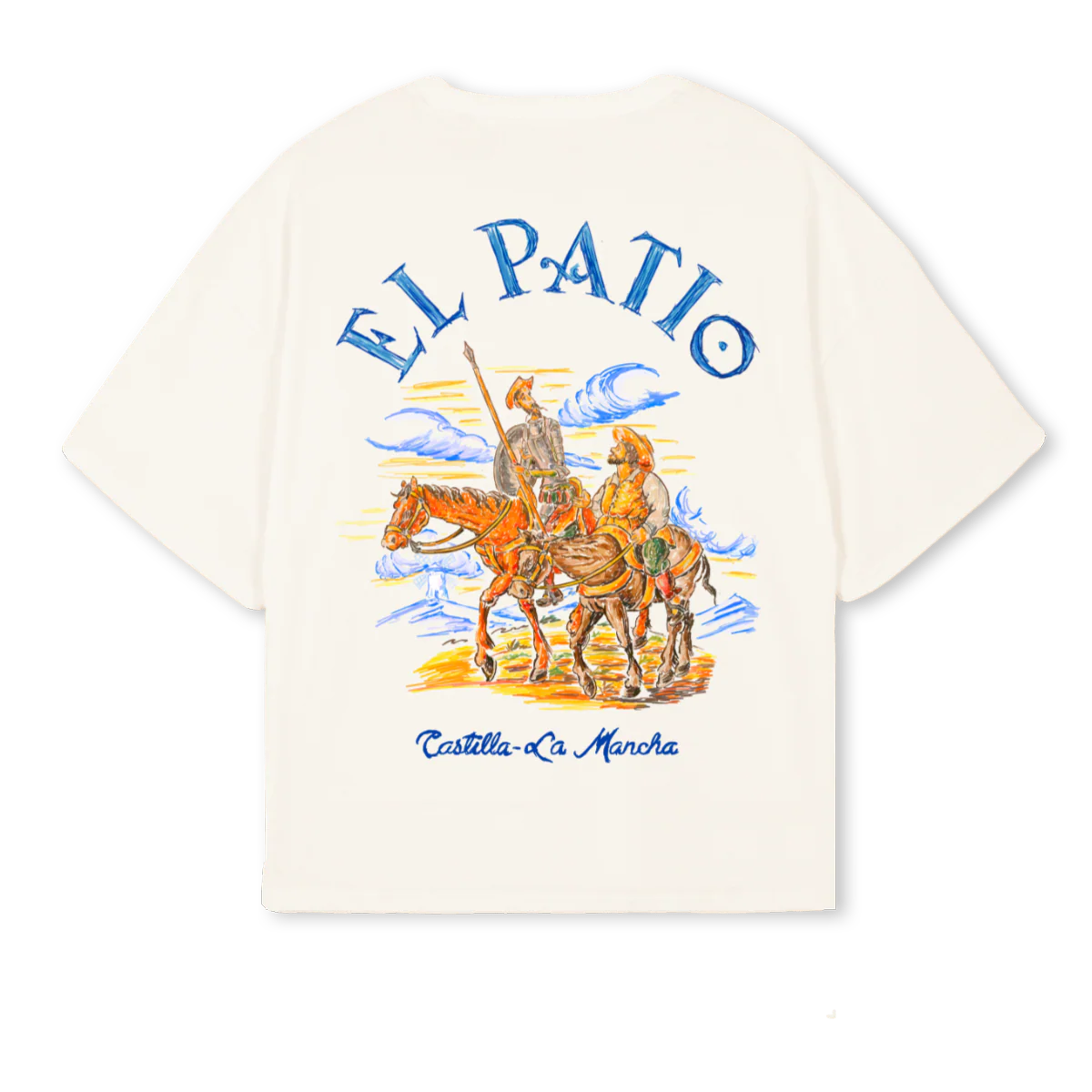 QUIXOTETEE Vintage White Oversized Boxy Tee. - Image 2