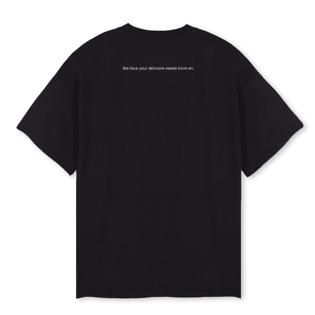 QUREBLACKTSHIRT_2 Black Oversized Tee. - Image 2