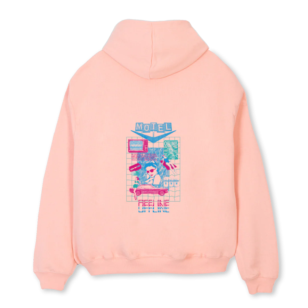 RA2 Pink Clay Oversized Hoodie. - Image 2