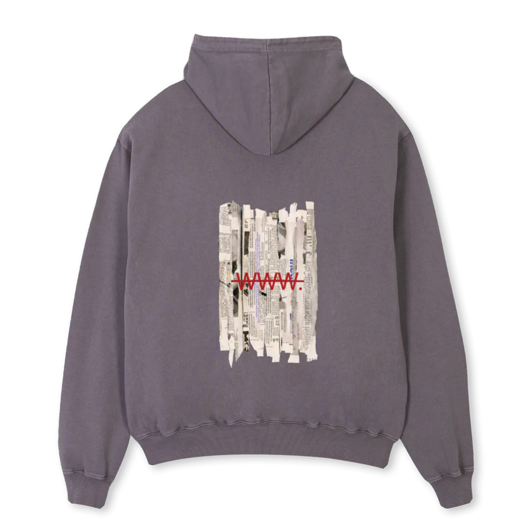 RA3 Pigment Grey Oversized Hoodie. - Image 2
