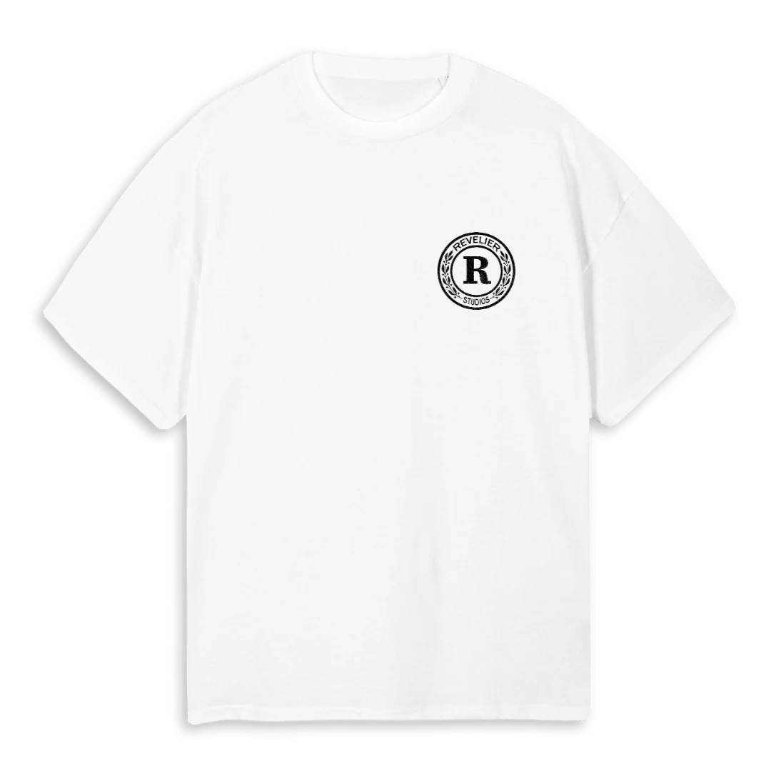 RACING DEPT White Oversized Tee.