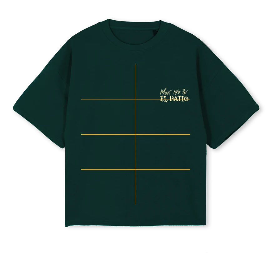 RACINGCLUBMARELLAGRE Wild Green Oversized Boxy Tee.