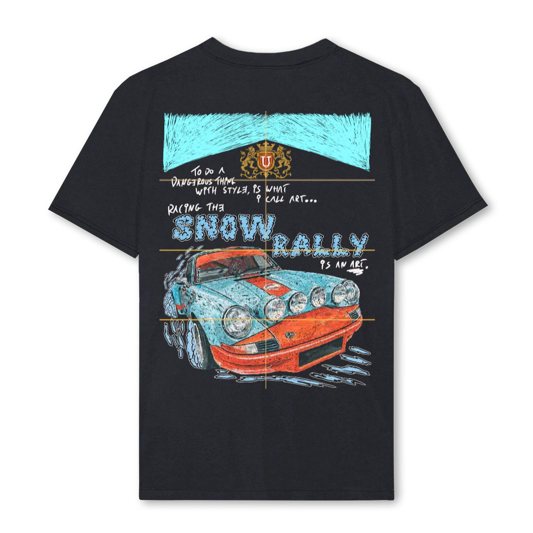 RACINGLARGE Vintage Black Regular Tee. - Image 2