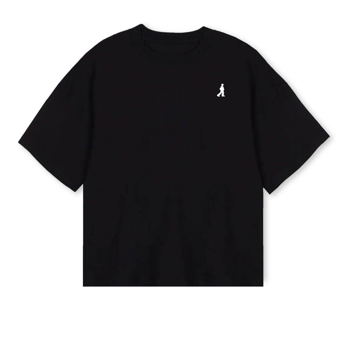 RAISE Black Oversized Boxy Tee.