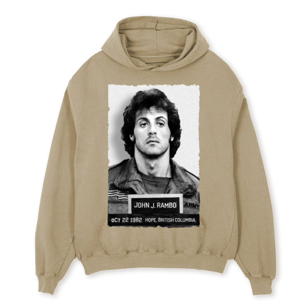 RAMBO DUNE Vintage Dune Oversized Hoodie.