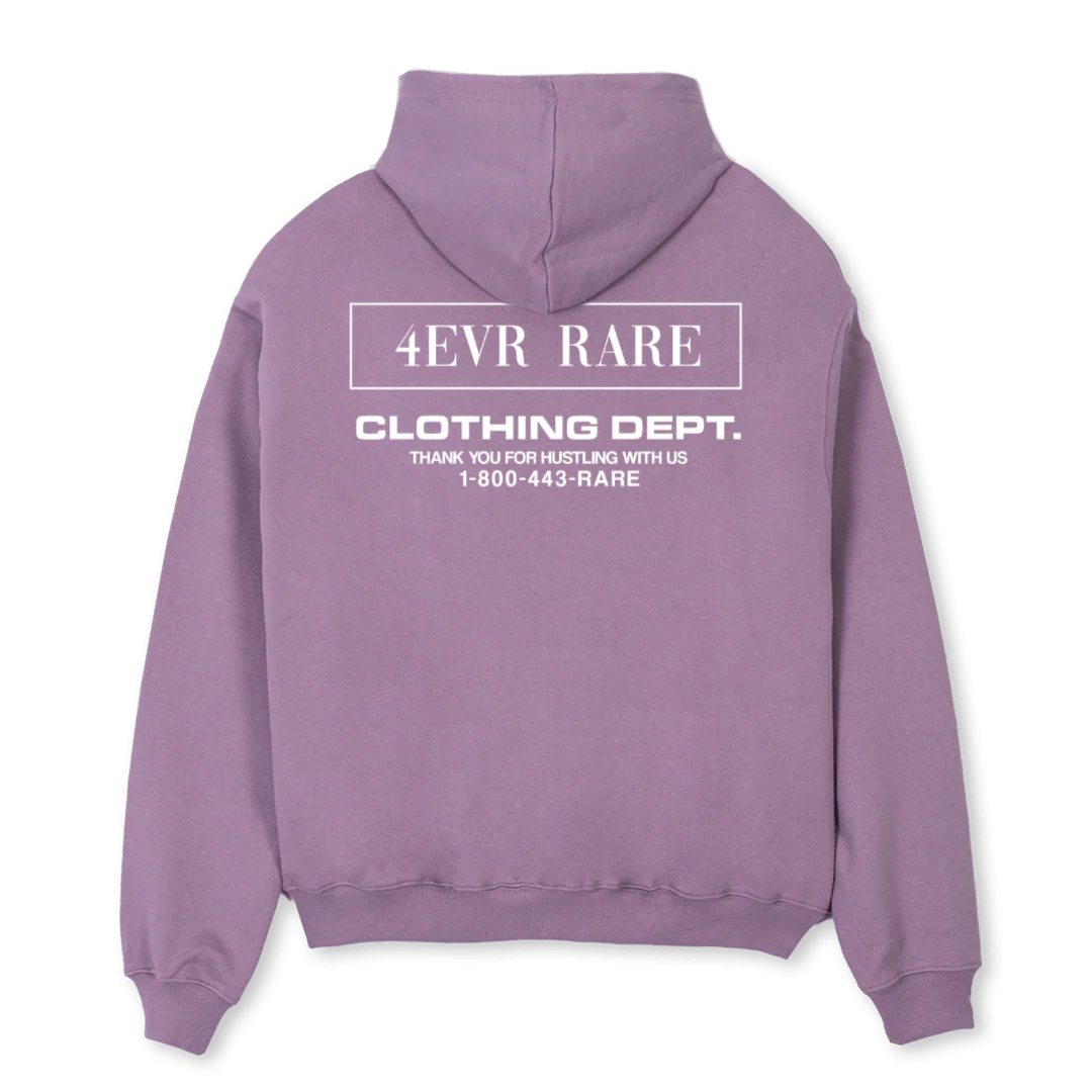 RARE DEPT Purple Oversized Hoodie. - Image 2