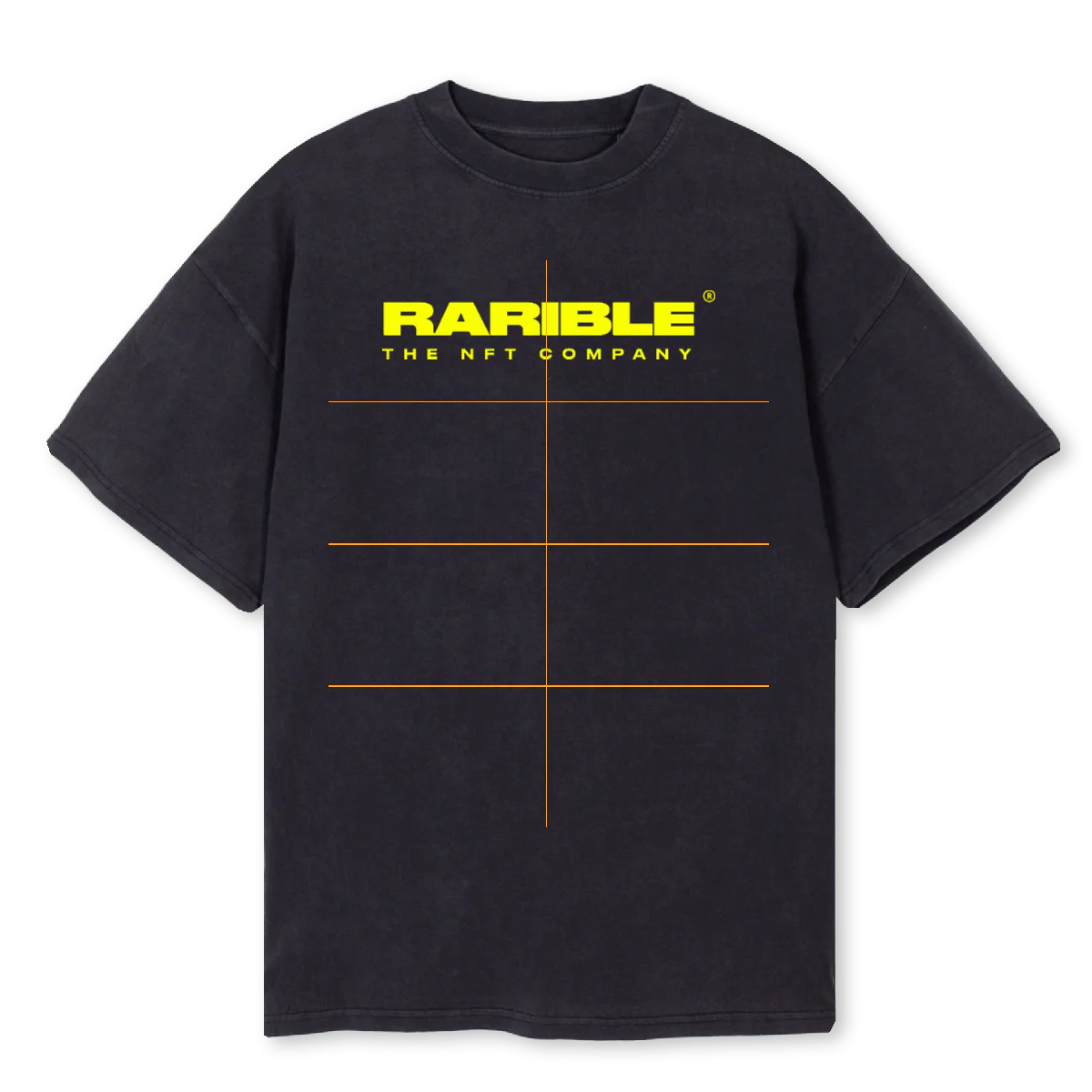 RARIBLEL Vintage Black Oversized Tee.