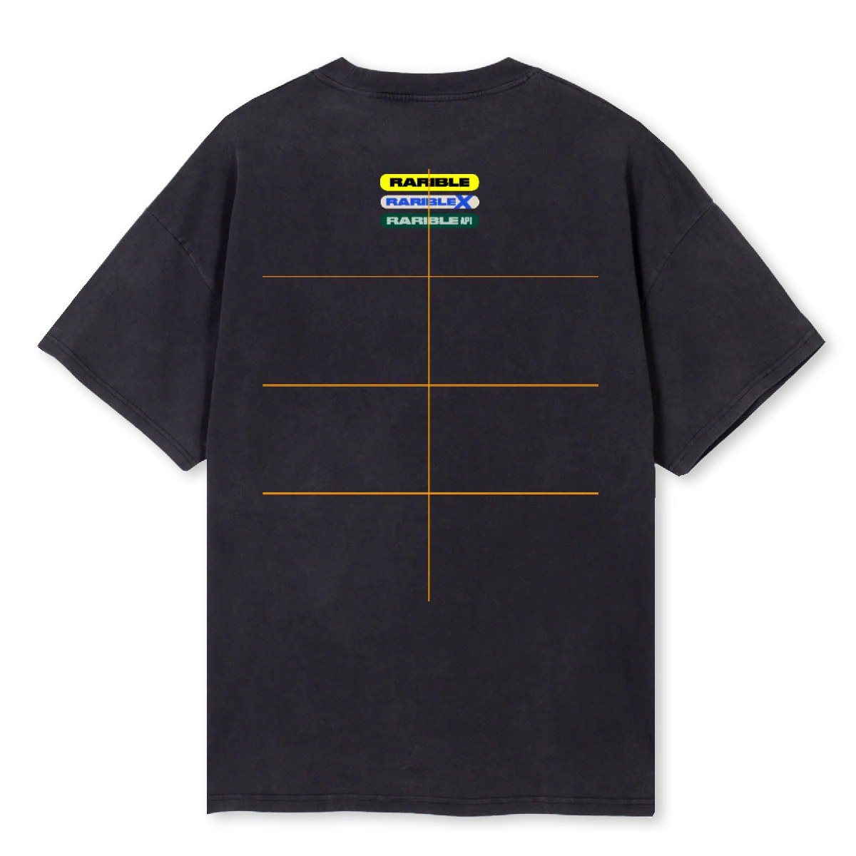 RARIBLEL Vintage Black Oversized Tee. - Image 2