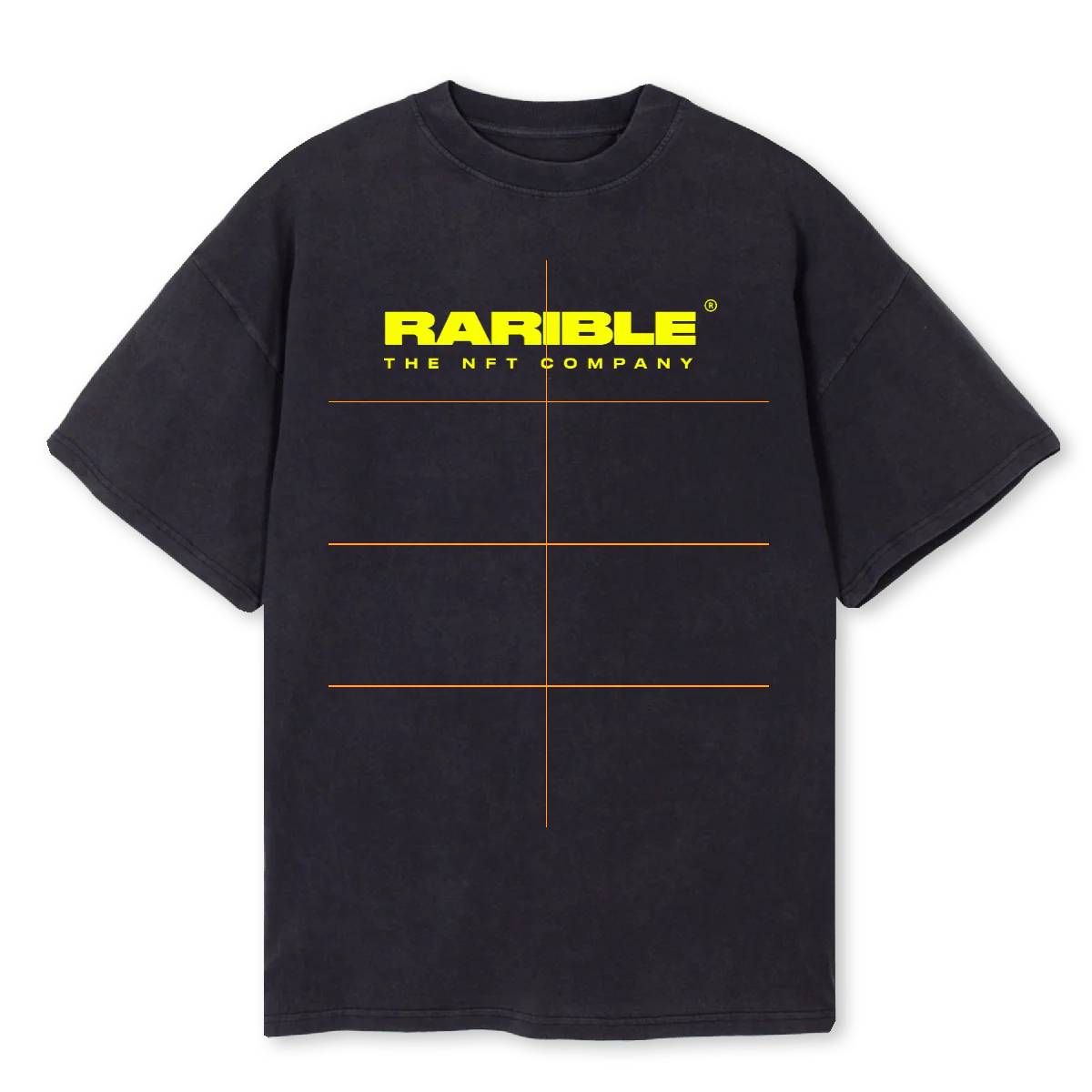 RARIBLES Vintage Black Oversized Tee.