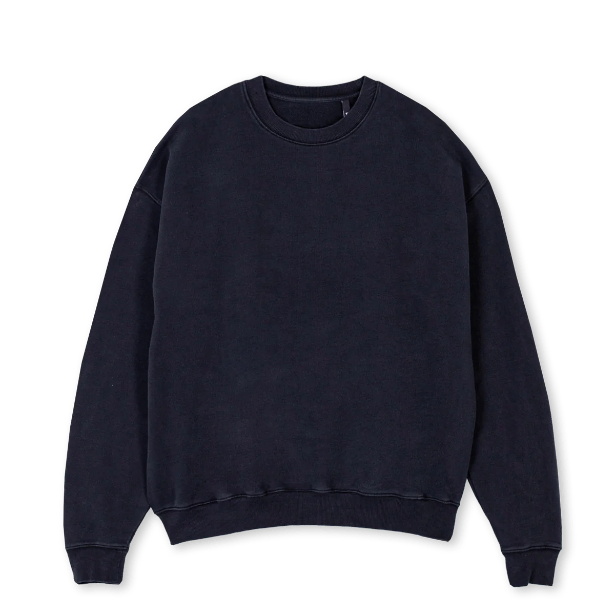 RAVECREWONE Vintage Black Oversized Crewneck Sweater.