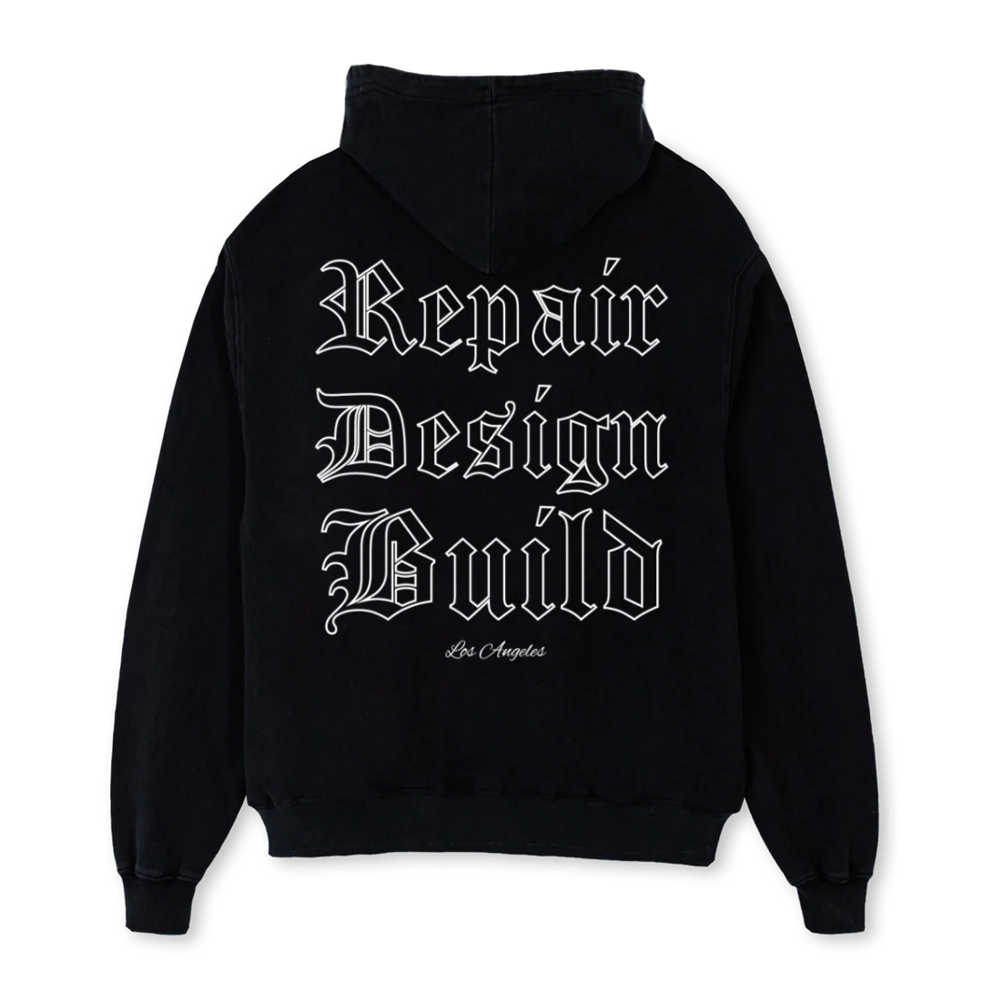 RDBHOODIE Black Oversized Hoodie. - Image 2