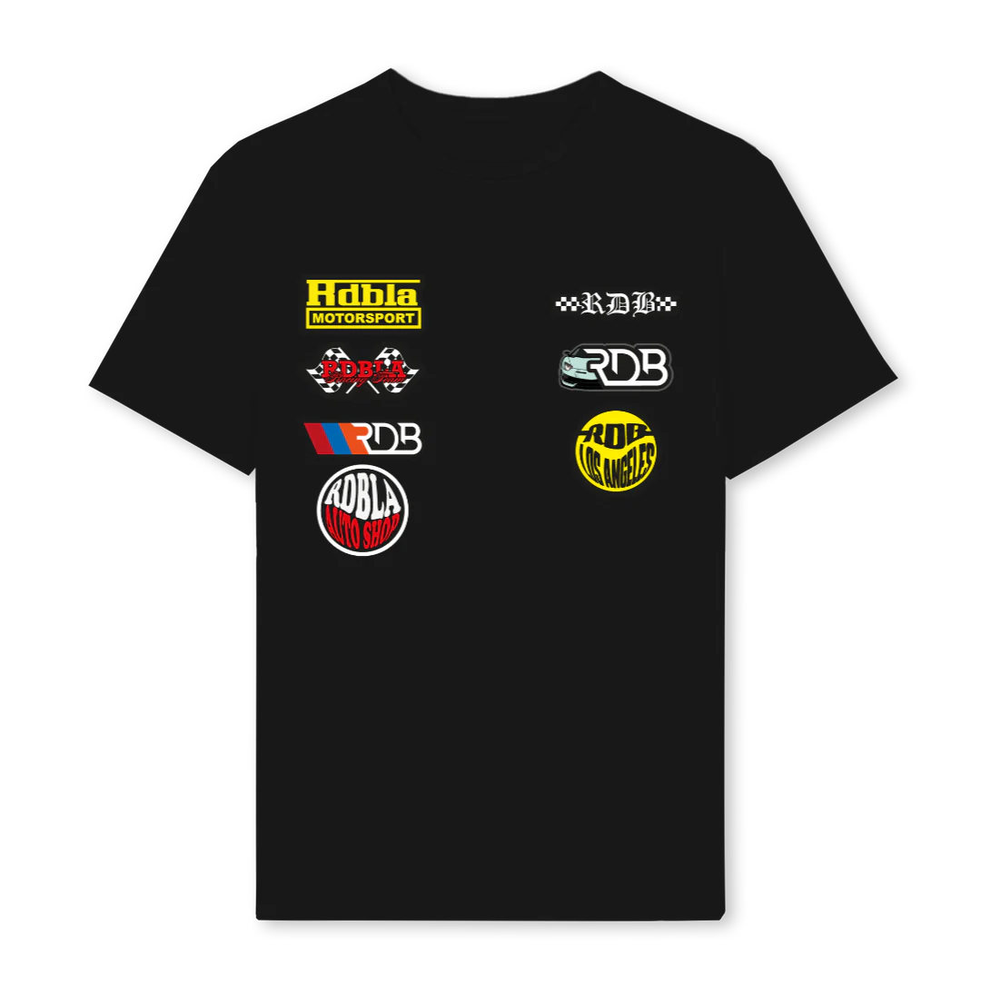 RDBSUMMERB Black Regular Tee.