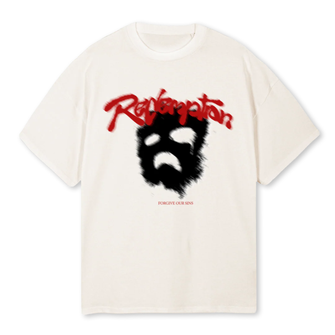 RDMPTN SHIR Vintage White Oversized Tee.