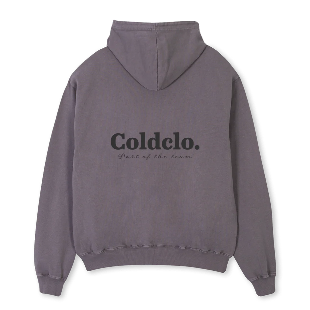 REAL  Pigment Grey Oversized Hoodie. - Image 2