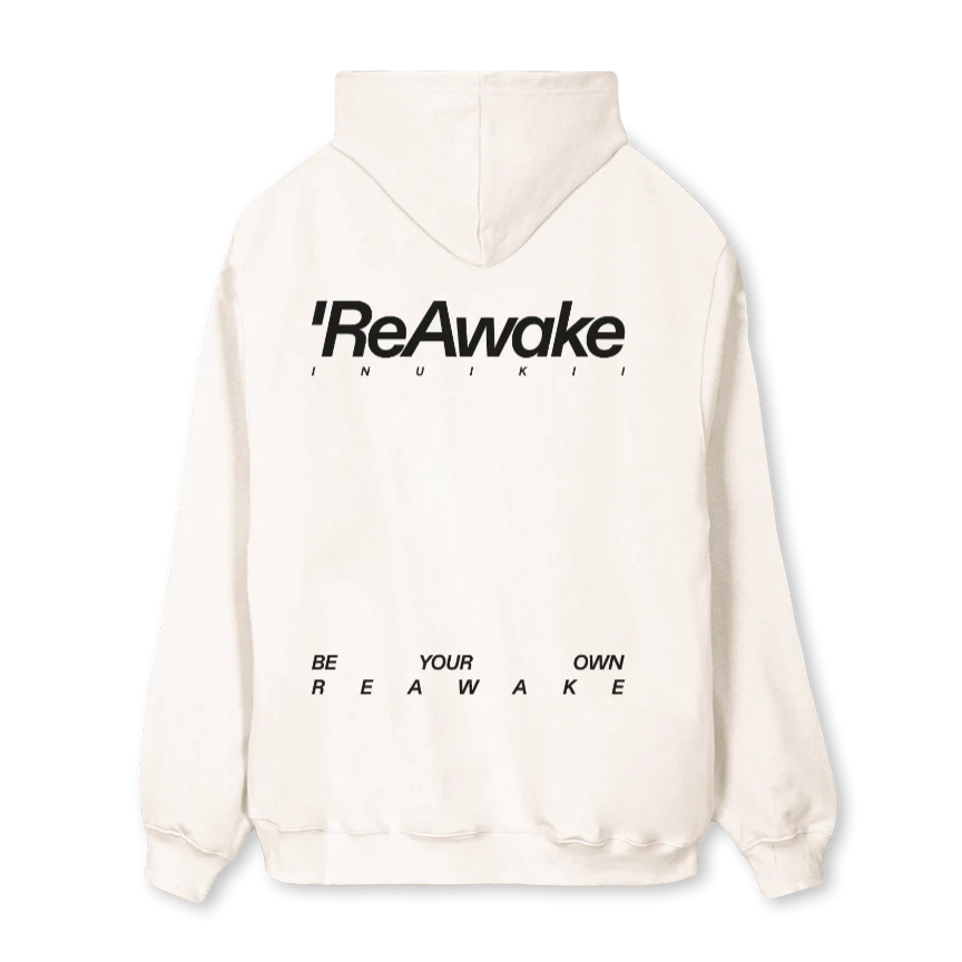 REAWFRONTFIVE Vintage White Regular Hoodie. - Image 2