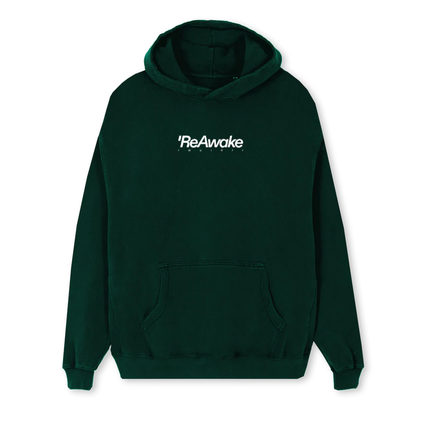 REAWFRONTONE Wild Green Regular Hoodie.