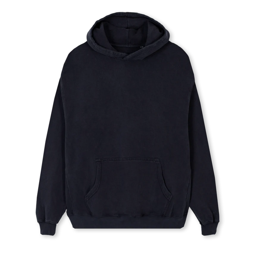 REAWFRONTTHREE Vintage Black Regular Hoodie.