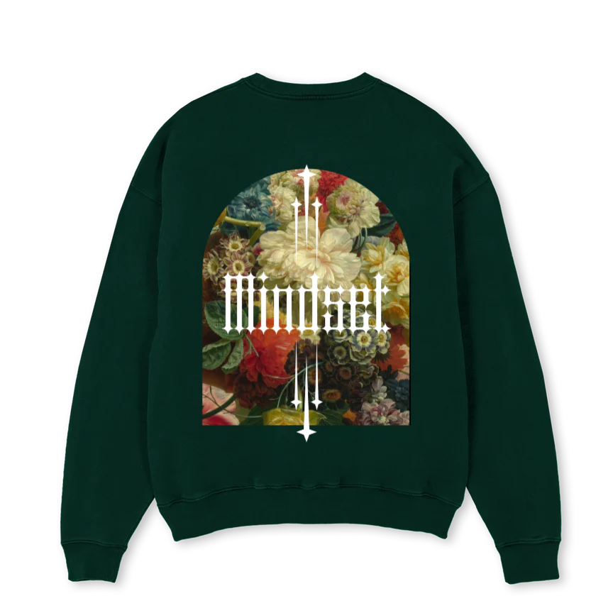 RECTOVERSO Wild Green Oversized Crewneck Sweater. - Image 2