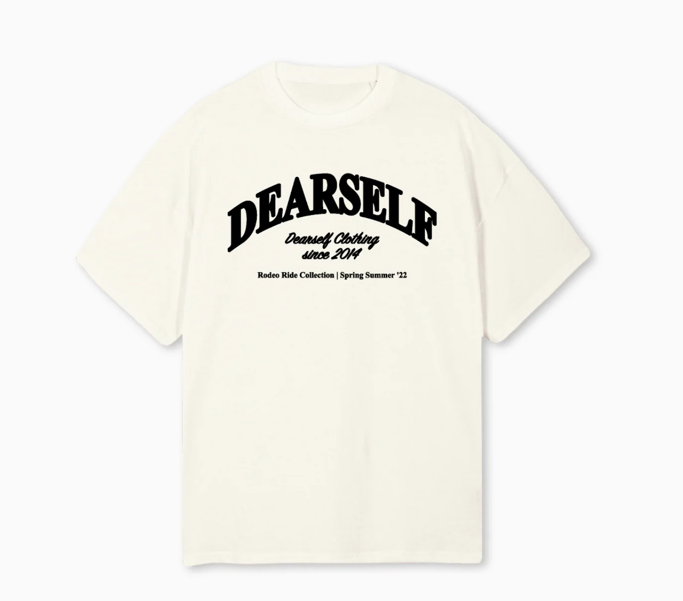 REDEOFRONTSHIRT Cream Oversized Tee.
