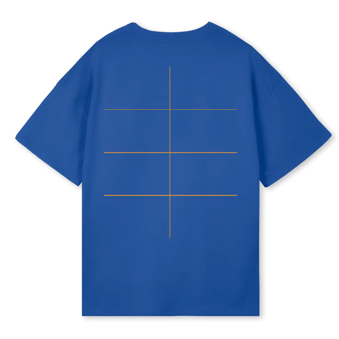 REDO Cobalt Blue Oversized Tee. - Image 2