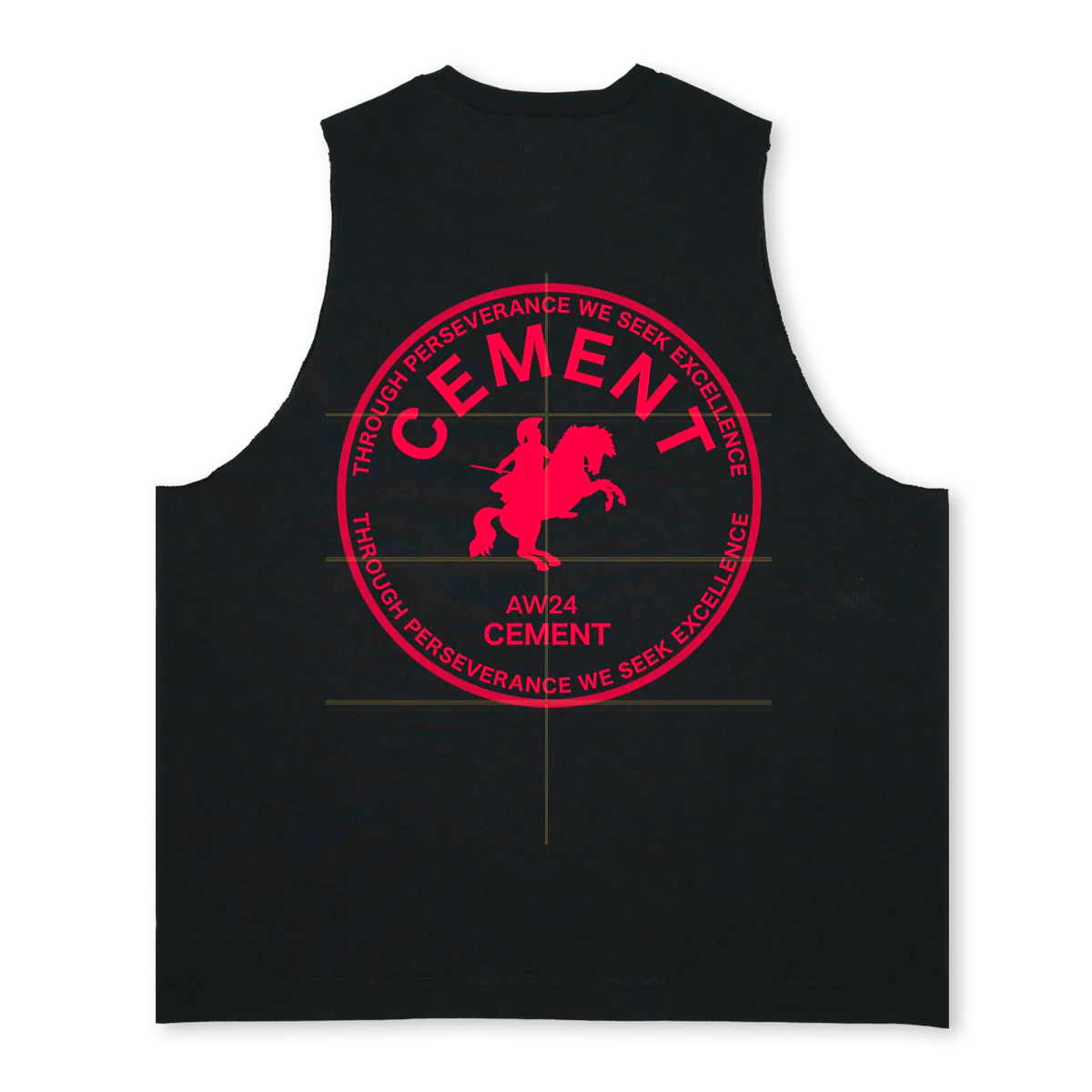 REDSTAMP Deep Black Oversized Vest. - Image 2