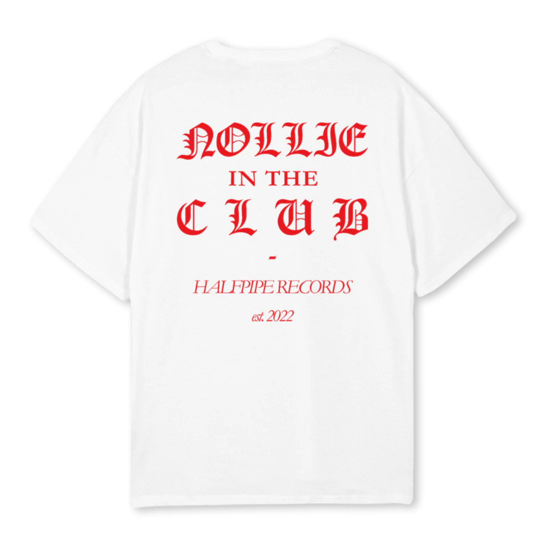REDWHITETEE White Oversized Tee. - Image 2