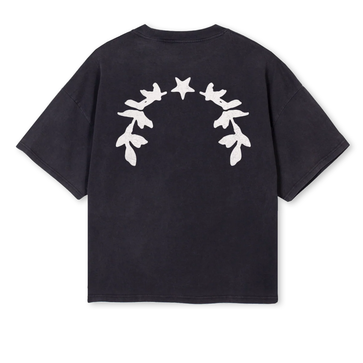 REEF Vintage Black Oversized Boxy Tee. - Image 2