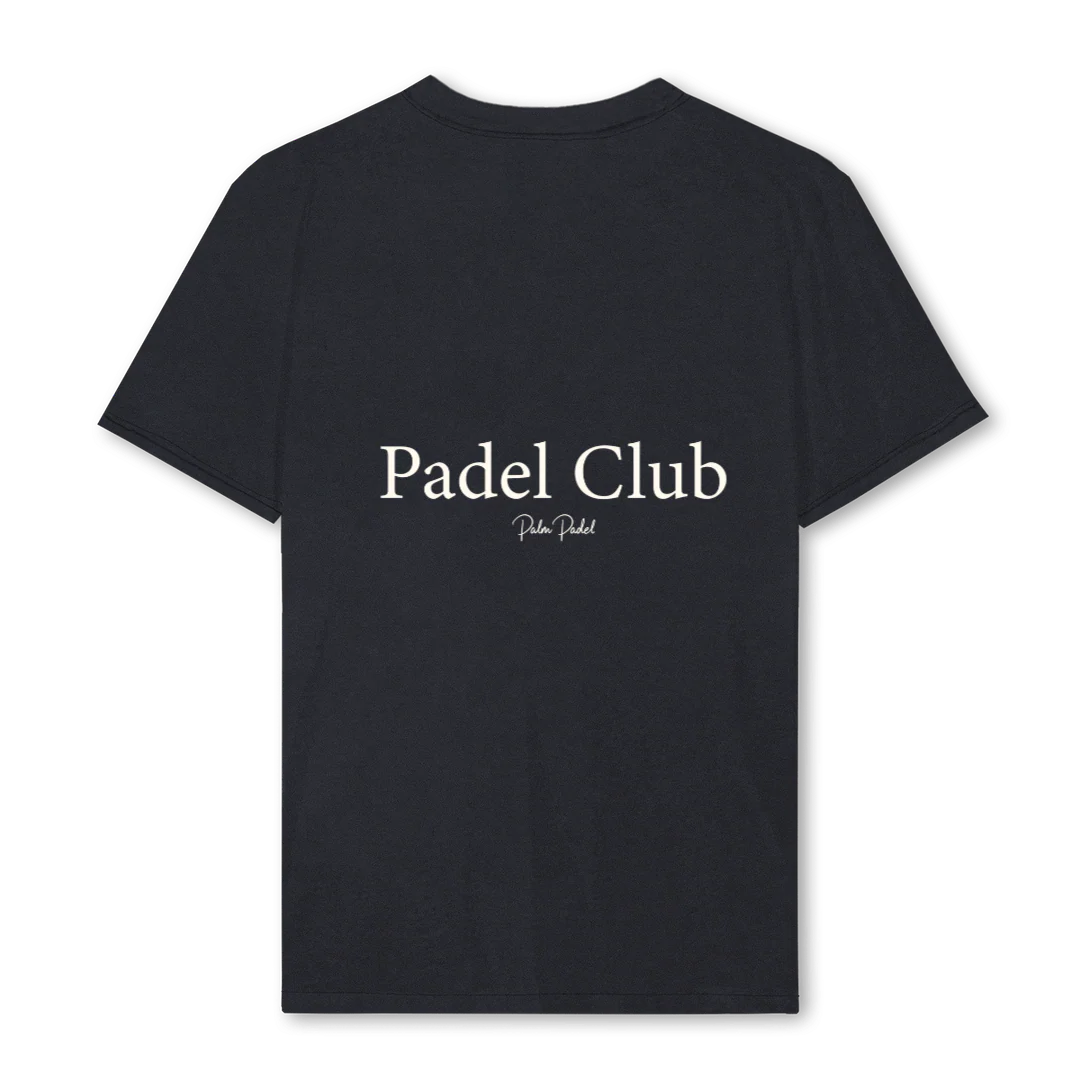 PADELCLU_REG Vintage Black Regular Tee - Image 2