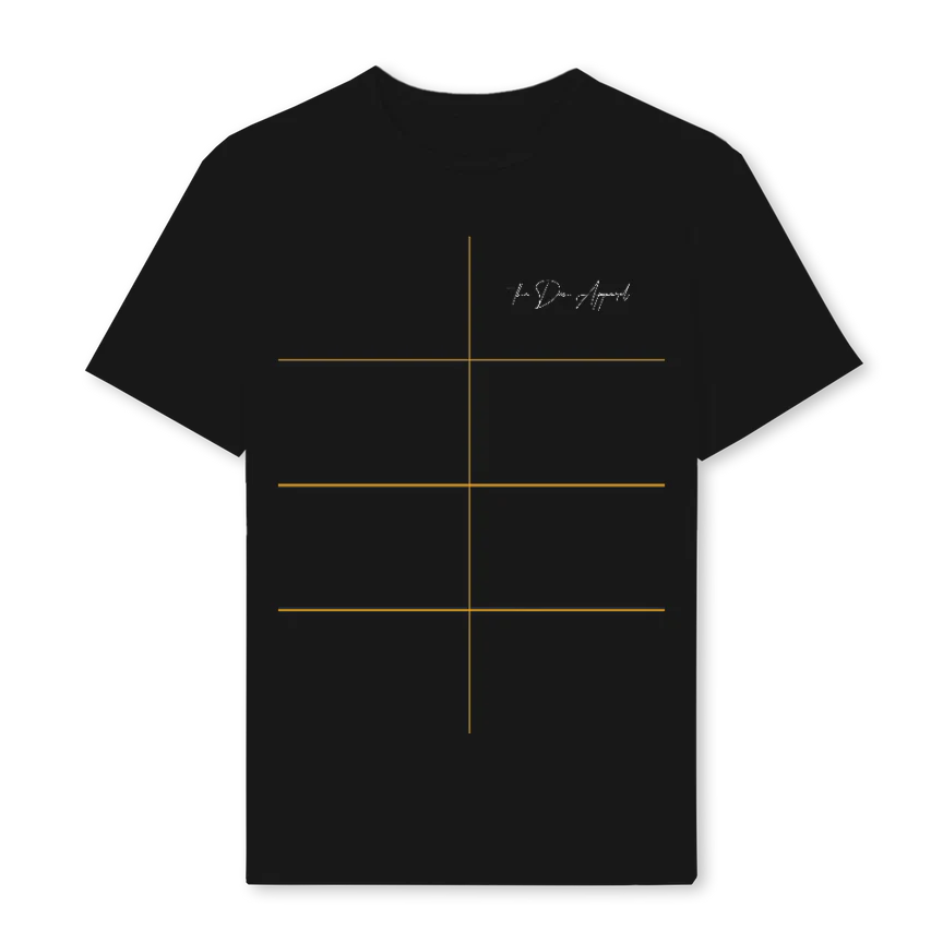 REGTSTAMP Black Regular Tee.