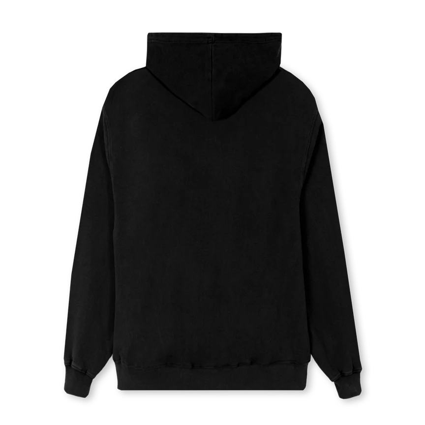 REGULAR ZUP PROFOUND Black Regular Zipped Hoodie. - Image 2